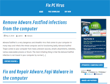 Tablet Screenshot of fixpcvirus.com